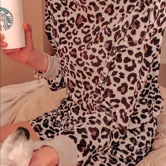 Rose Leopard Pj Lounge Set- LAST ONE ! - Picture 4 of 15
